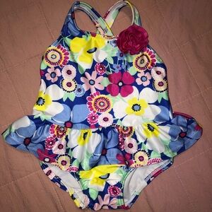 NWOT Baby Girl's 1-Piece GYMBOREE Swimsuit Size 12-18 Months